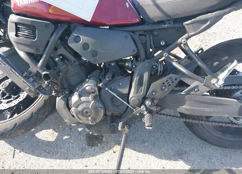 2018 YAMAHA XSR700 VIN: JYARM21E8JA000580