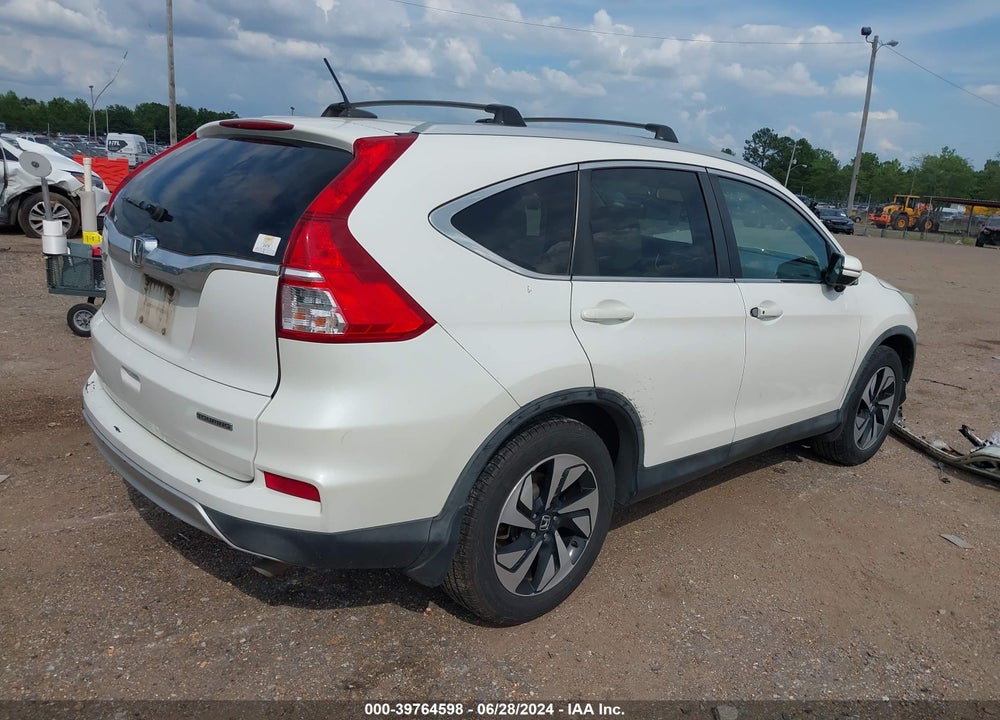 2016 HONDA CR-V TOURING VIN: 5J6RM3H96GL006999