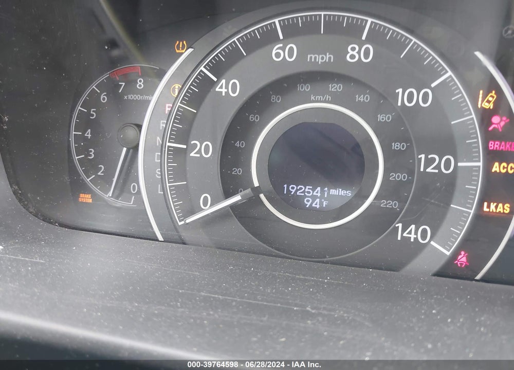 2016 HONDA CR-V TOURING VIN: 5J6RM3H96GL006999