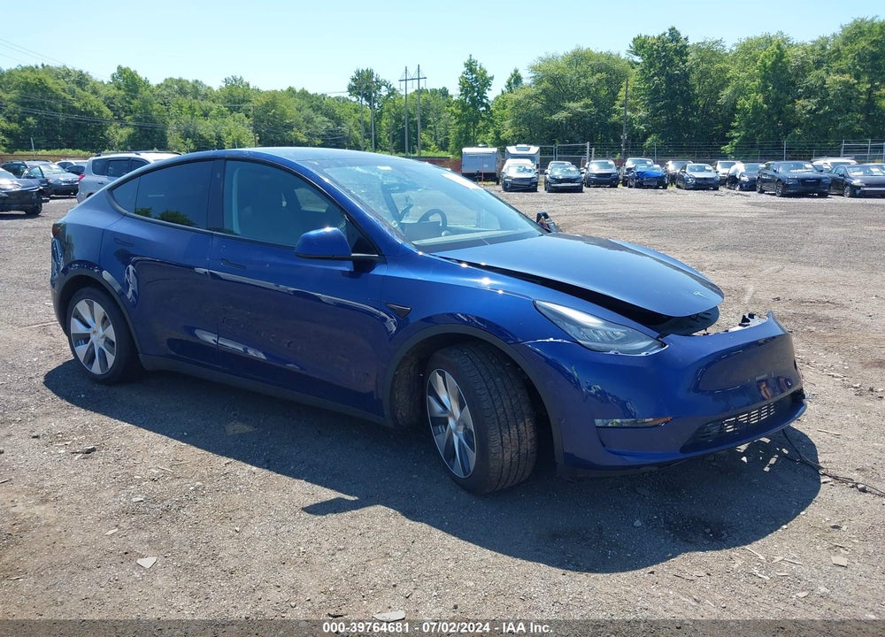 2021 TESLA MODEL Y LONG RANGE DUAL MOTOR ALL-WHEEL DRIVE VIN: 5YJYGDEE8MF105080