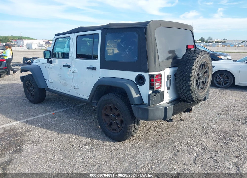2017 JEEP WRANGLER UNLIMITED WILLYS WHEELER VIN: 1C4BJWDG9HL512947