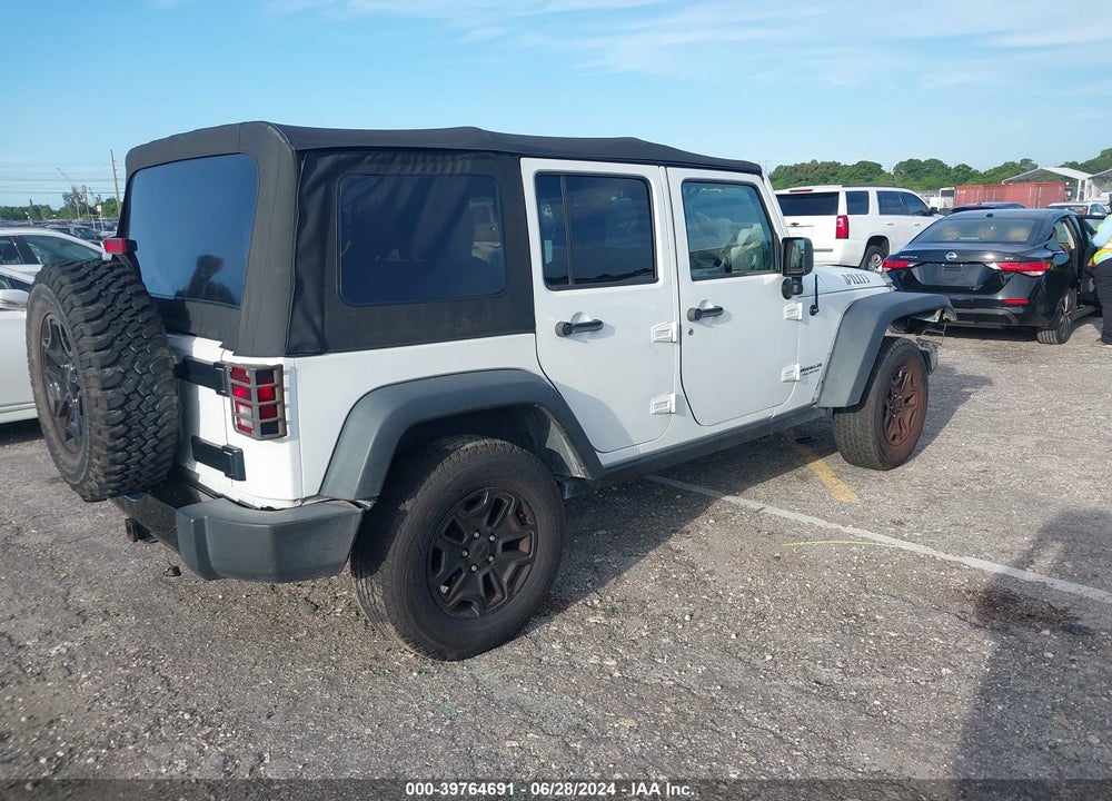 2017 JEEP WRANGLER UNLIMITED WILLYS WHEELER VIN: 1C4BJWDG9HL512947