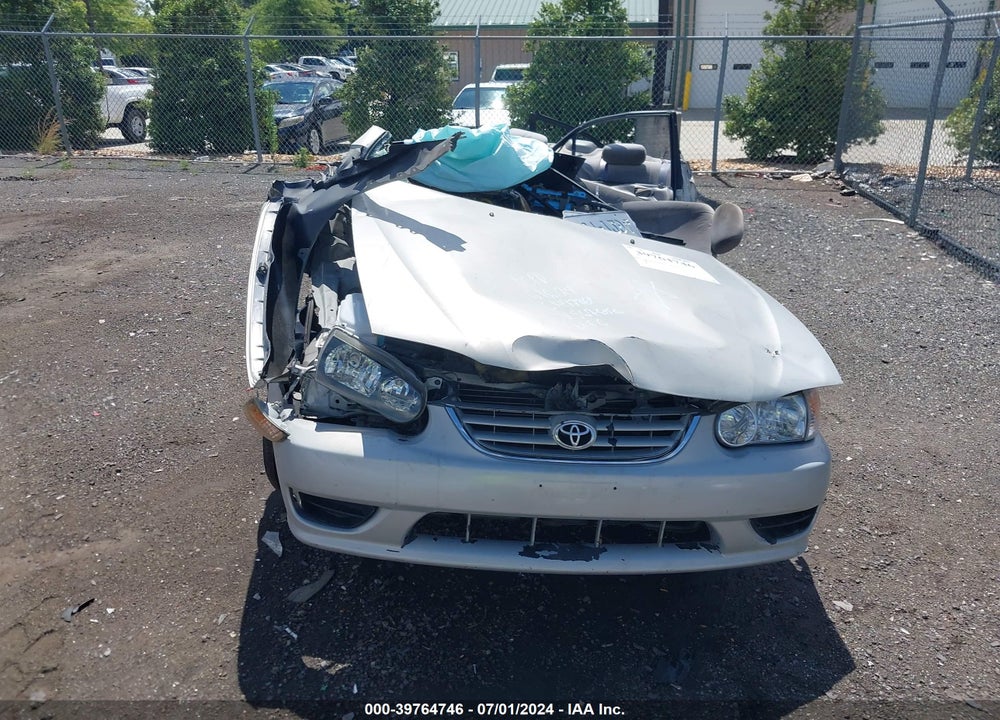 2002 TOYOTA COROLLA LE VIN: 1NXBR12E62Z567656