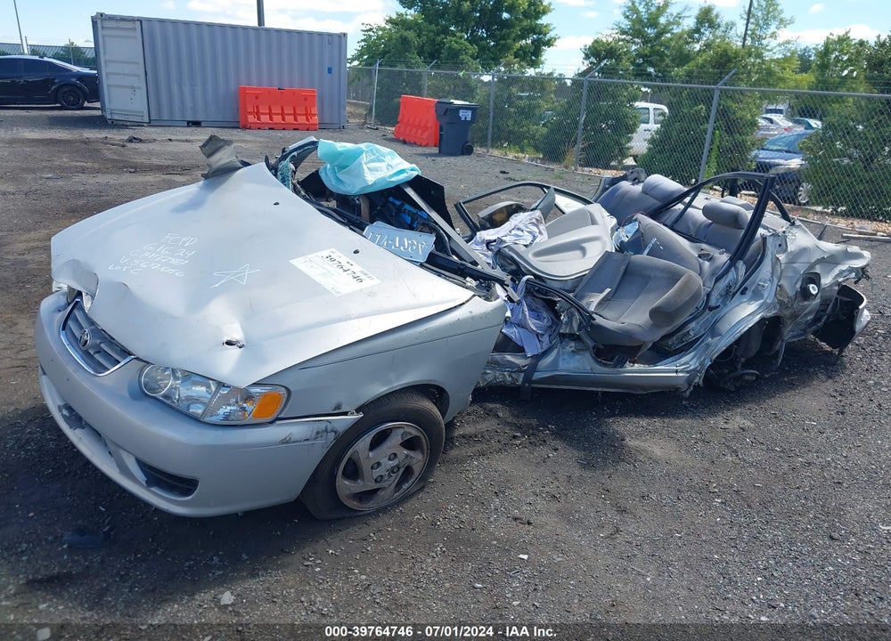 2002 TOYOTA COROLLA LE VIN: 1NXBR12E62Z567656