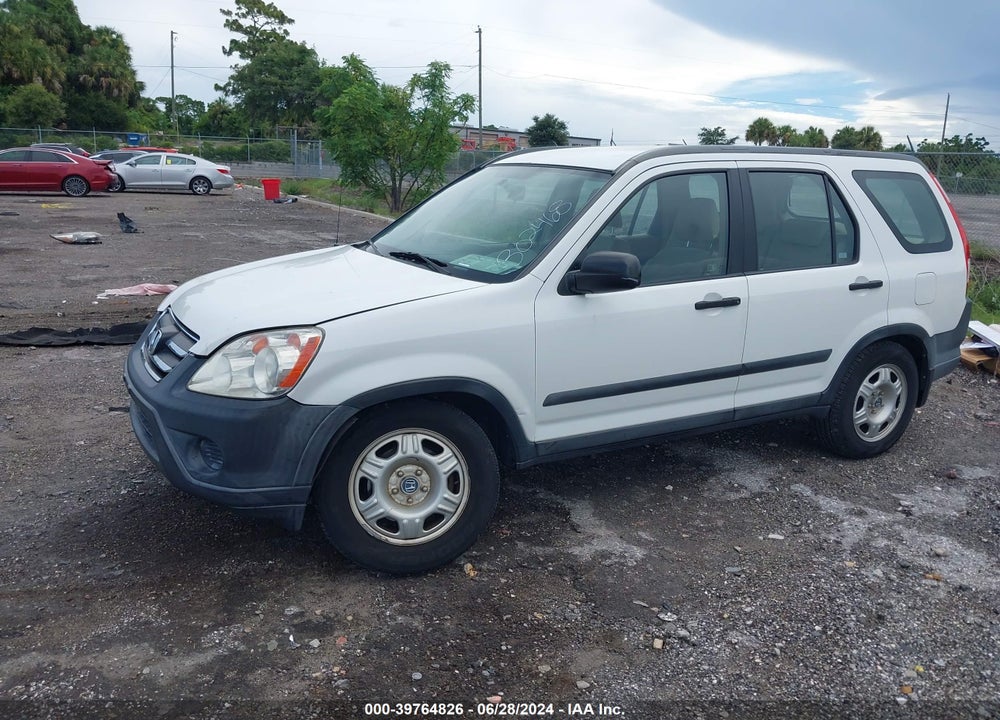 2005 HONDA CR-V LX VIN: SHSRD68525U302468