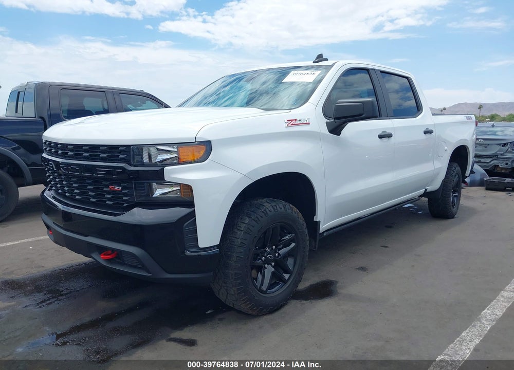 2022 CHEVROLET SILVERADO 1500 LTD 4WD SHORT BED CUSTOM TRAIL BOSS VIN: 3GCPYCEK2NG109579