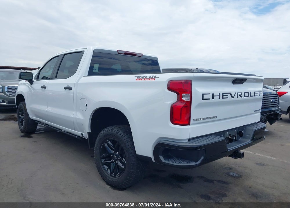 2022 CHEVROLET SILVERADO 1500 LTD 4WD SHORT BED CUSTOM TRAIL BOSS VIN: 3GCPYCEK2NG109579