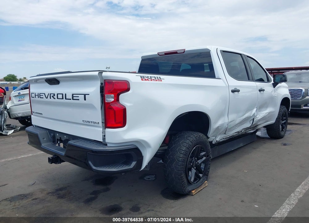 2022 CHEVROLET SILVERADO 1500 LTD 4WD SHORT BED CUSTOM TRAIL BOSS VIN: 3GCPYCEK2NG109579