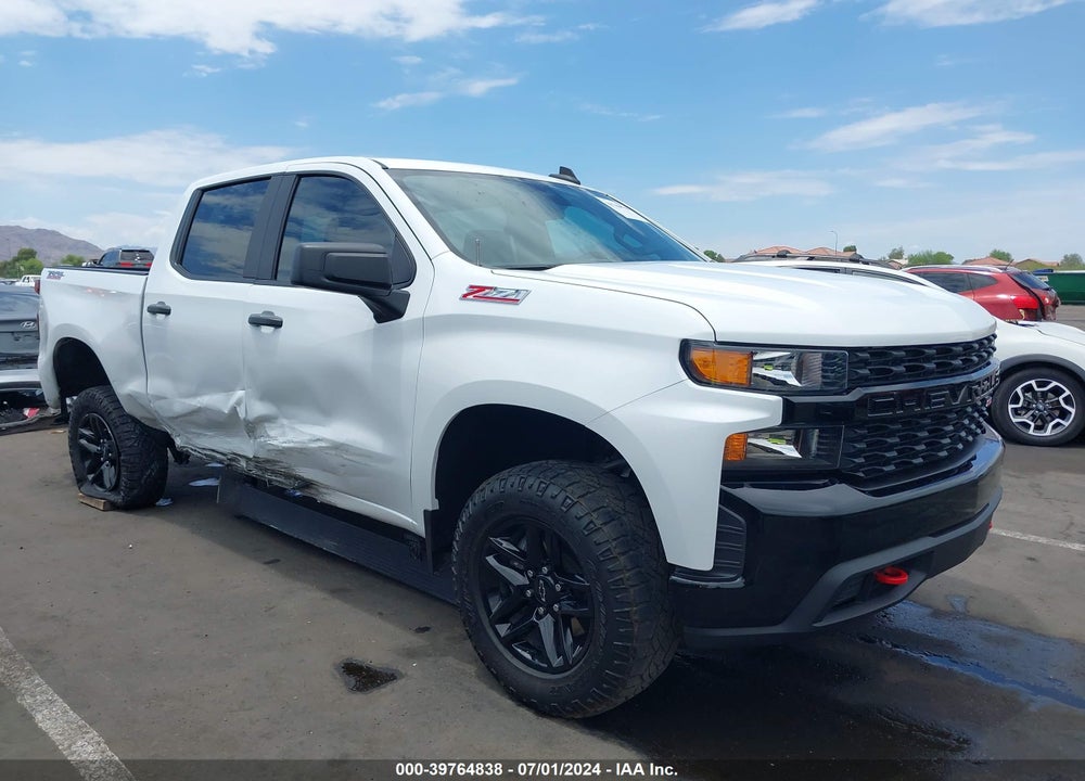 2022 CHEVROLET SILVERADO 1500 LTD 4WD SHORT BED CUSTOM TRAIL BOSS VIN: 3GCPYCEK2NG109579