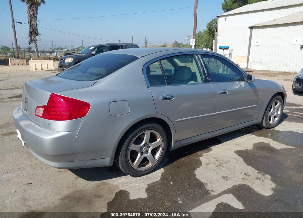 2003 INFINITI G35 LUXURY LEATHER VIN: JNKCV51EX3M019771