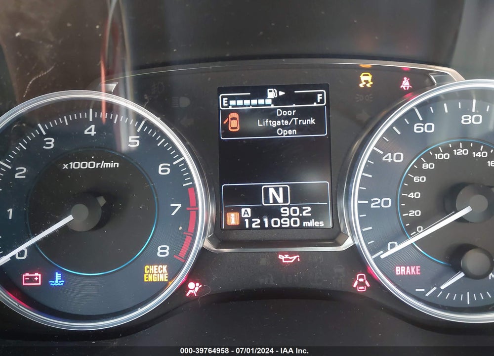 2017 SUBARU CROSSTREK 2.0I LIMITED VIN: JF2GPAKC5H8236374