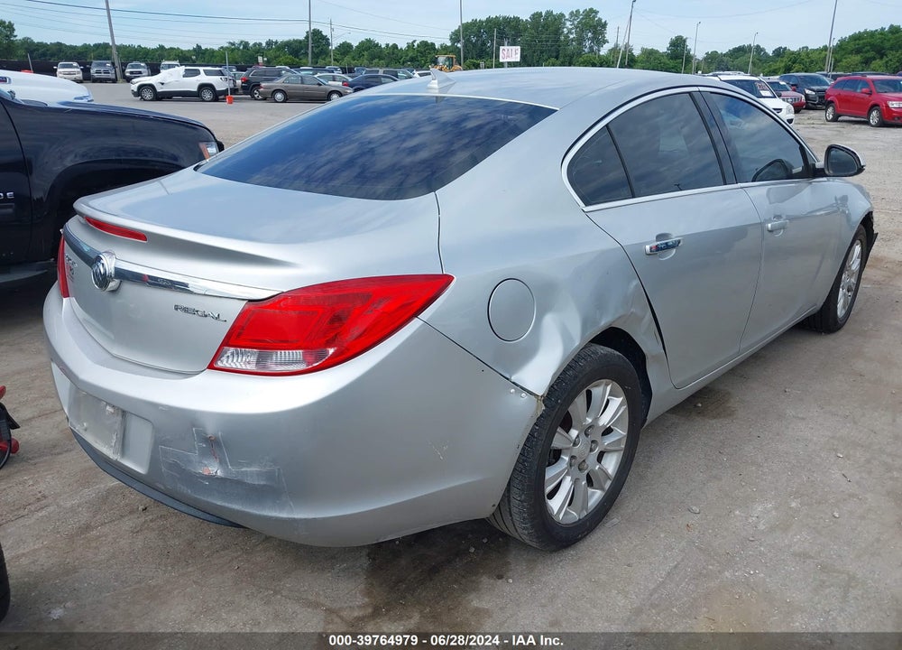 2012 BUICK REGAL VIN: 2G4GR5ER6C9125518