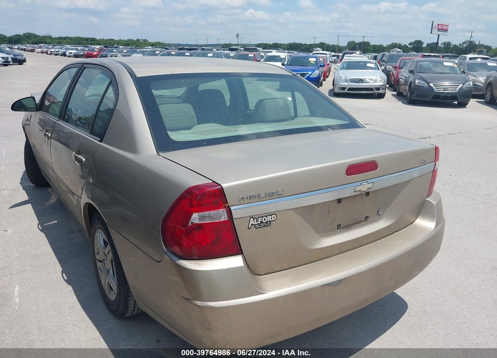 2006 CHEVROLET MALIBU LS VIN: 1G1ZS51F56F181533