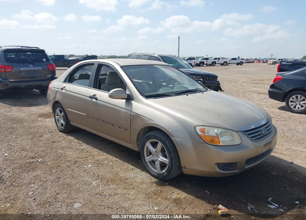 2008 KIA SPECTRA EX VIN: KNAFE121985493275