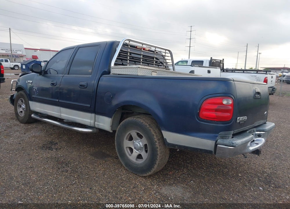 2003 FORD F-150 LARIAT/XLT VIN: 1FTRW07623KA38628