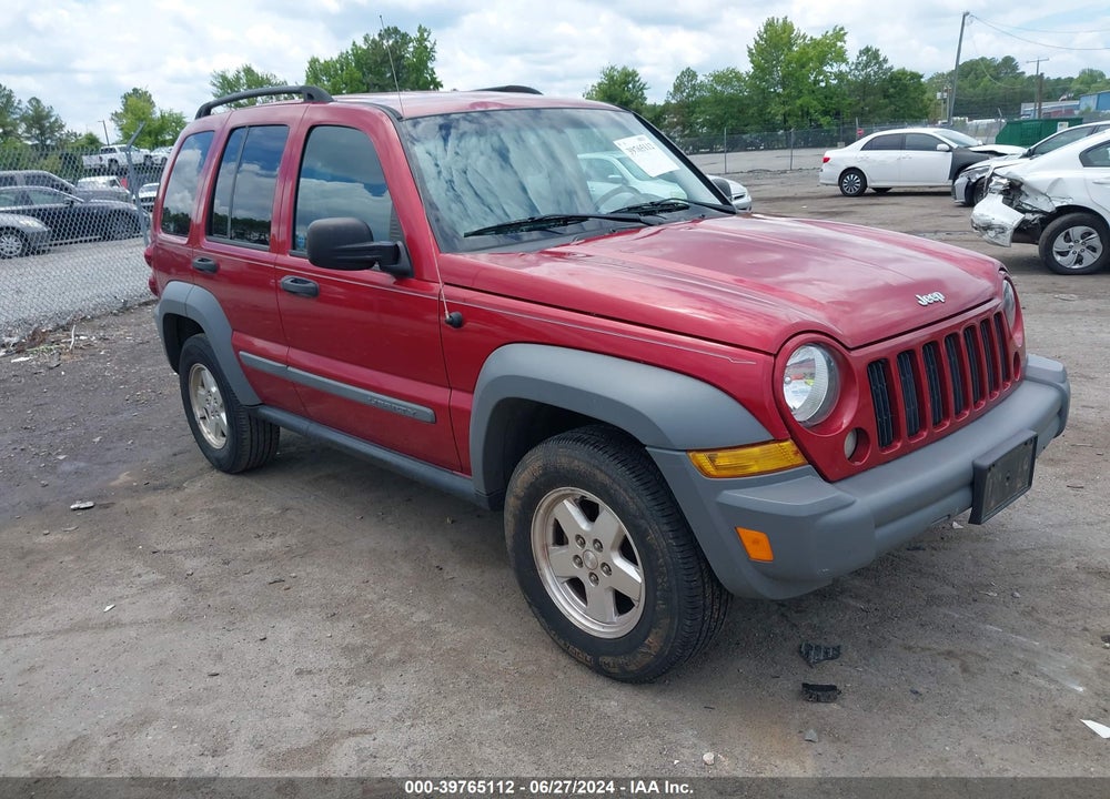 2005 JEEP LIBERTY SPORT VIN: 1J4GL48525W681368