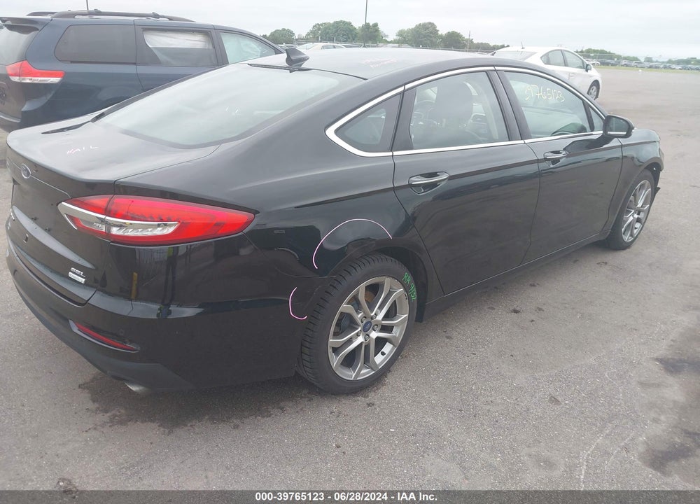 2019 FORD FUSION SEL VIN: 3FA6P0CD2KR181597