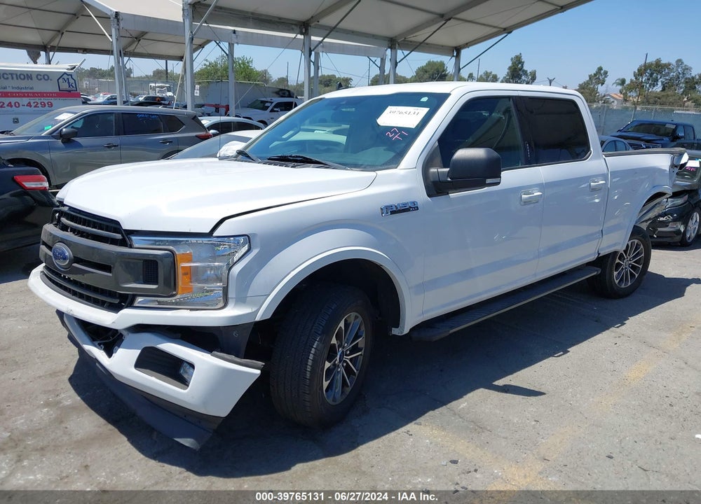 2020 FORD F150 SUPERCREW VIN: 1FTEW1C43LKE63607