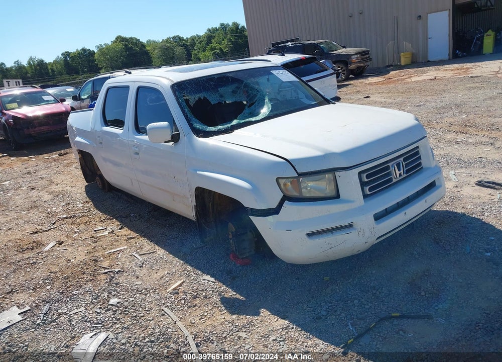 2007 HONDA RIDGELINE RTL VIN: 2HJYK16537H528817
