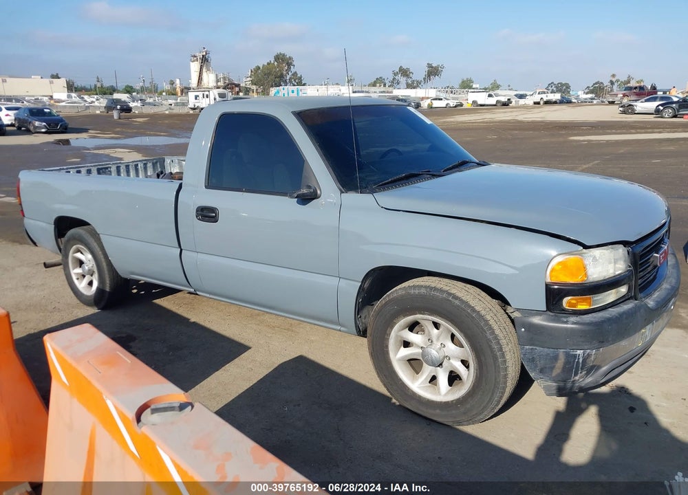 2002 GMC SIERRA 1500 SL VIN: 1GTEC14V72Z159685