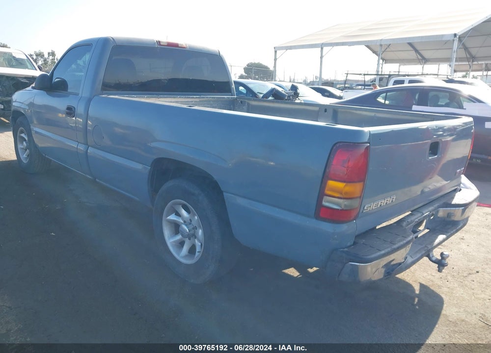 2002 GMC SIERRA 1500 SL VIN: 1GTEC14V72Z159685