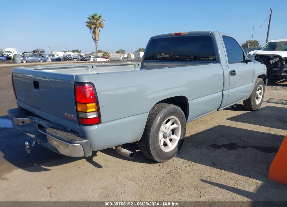 2002 GMC SIERRA 1500 SL VIN: 1GTEC14V72Z159685