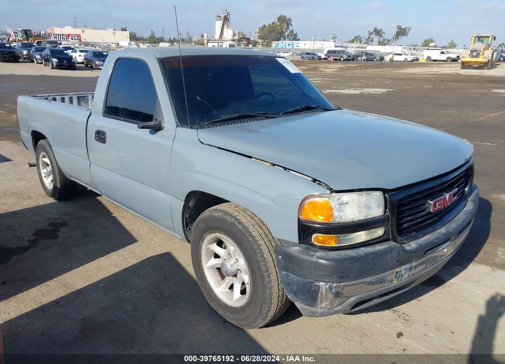 2002 GMC SIERRA 1500 SL VIN: 1GTEC14V72Z159685