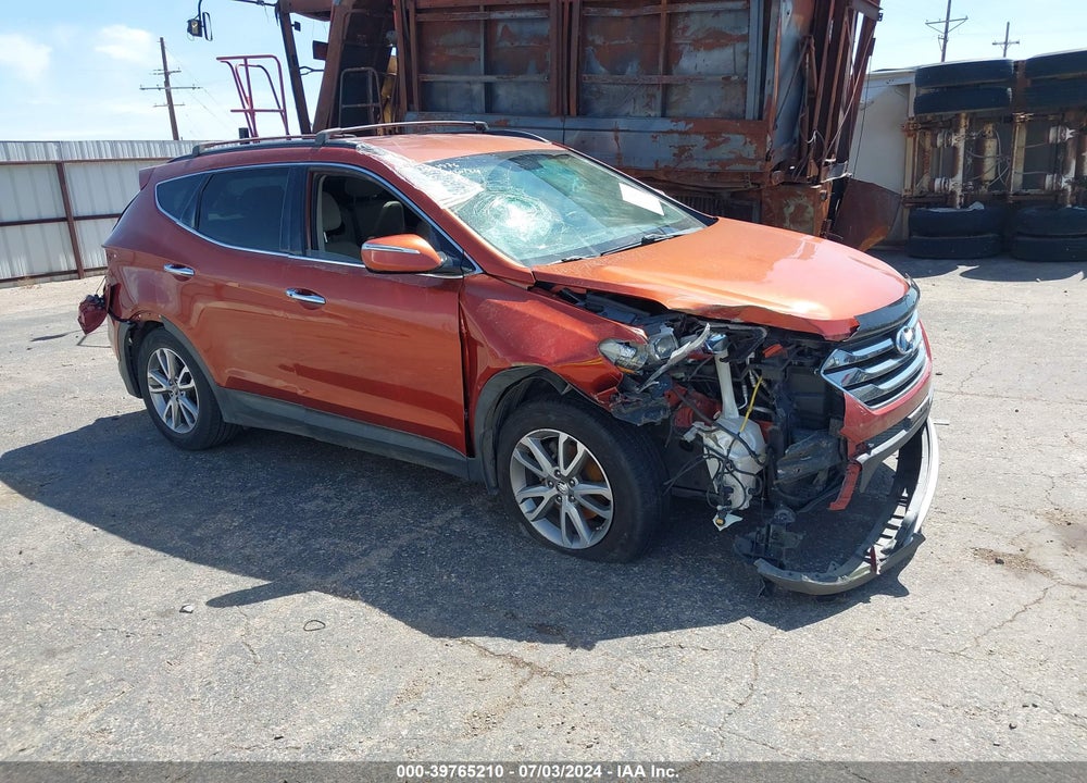2014 HYUNDAI SANTA FE SPORT 2.0L TURBO VIN: 5XYZU3LA1EG230407