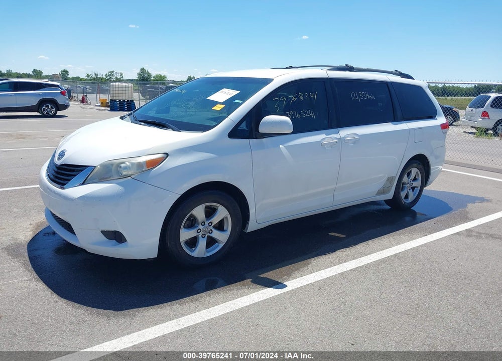 2011 TOYOTA SIENNA LE V6 VIN: 5TDKK3DC1BS175964