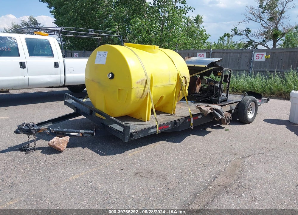 2016 HOMEMADE FLATBED TRAILER VIN: IDTL066394AA