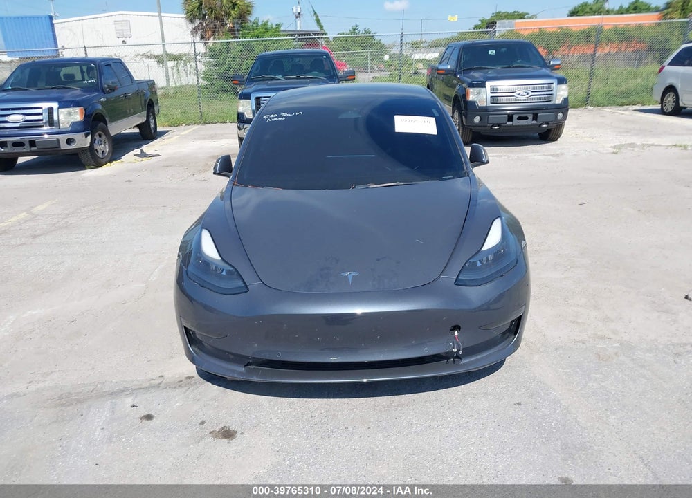 2022 TESLA MODEL 3 LONG RANGE DUAL MOTOR ALL-WHEEL DRIVE VIN: 5YJ3E1EBXNF257349