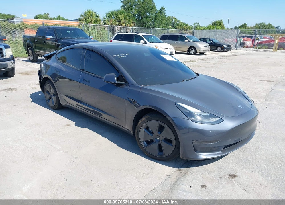 2022 TESLA MODEL 3 LONG RANGE DUAL MOTOR ALL-WHEEL DRIVE VIN: 5YJ3E1EBXNF257349