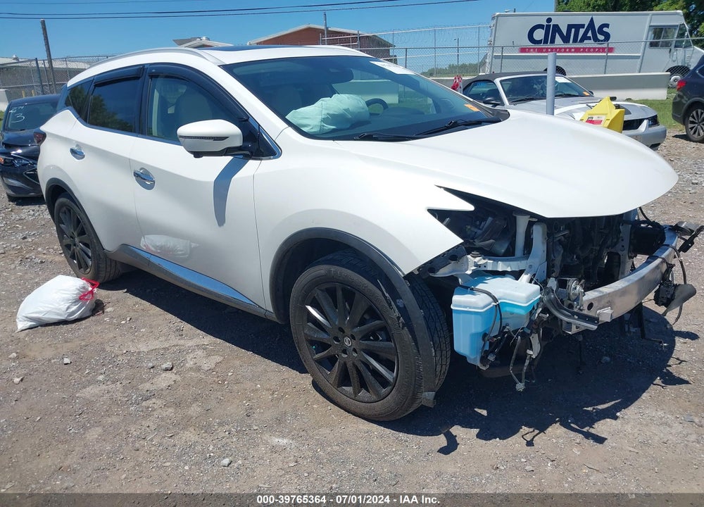 2019 NISSAN MURANO PLATINUM VIN: 5N1AZ2MS4KN107426