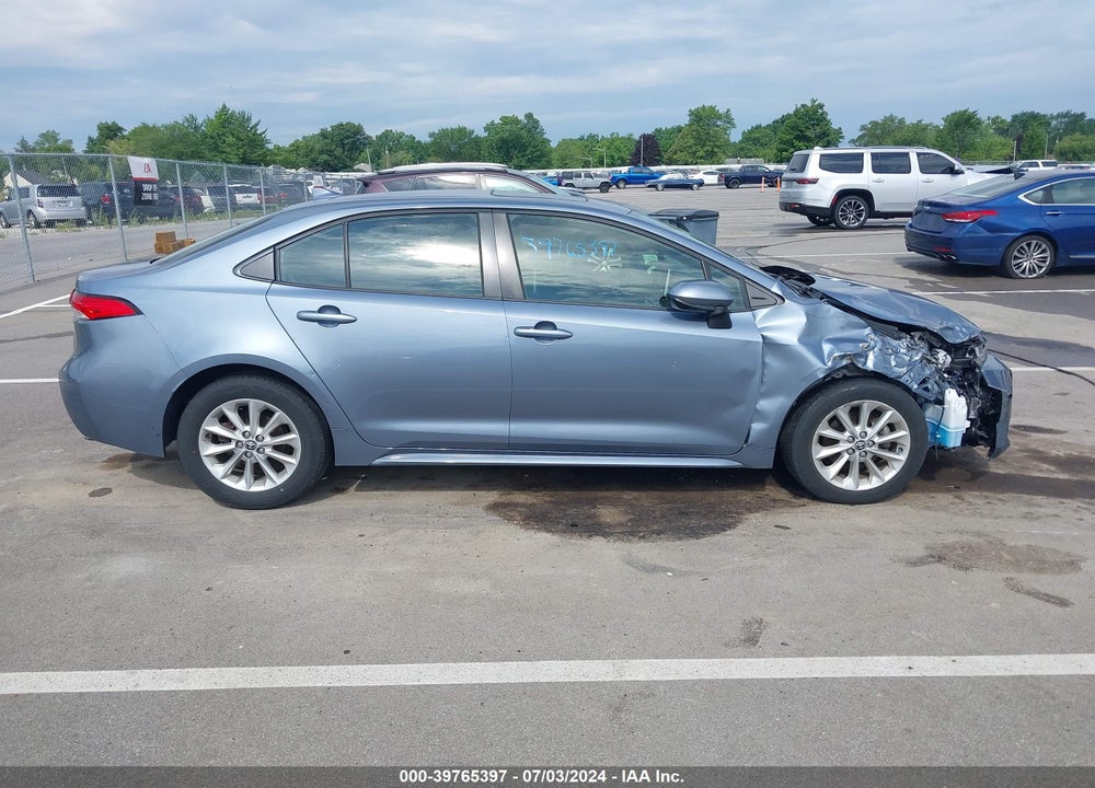2020 TOYOTA COROLLA LE VIN: JTDHPRAEXLJ102837