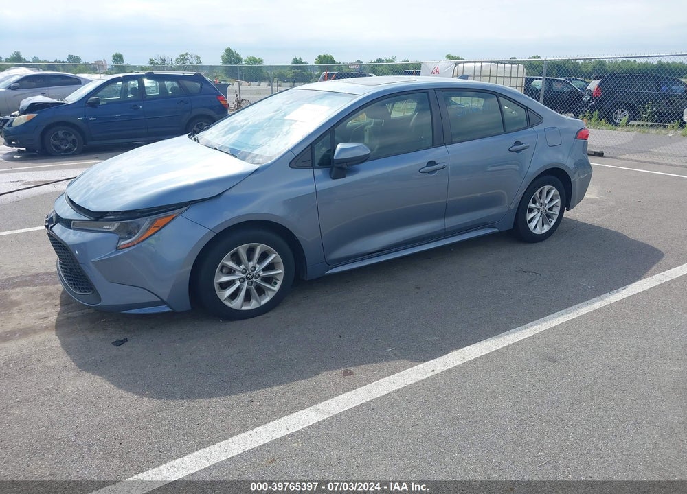 2020 TOYOTA COROLLA LE VIN: JTDHPRAEXLJ102837