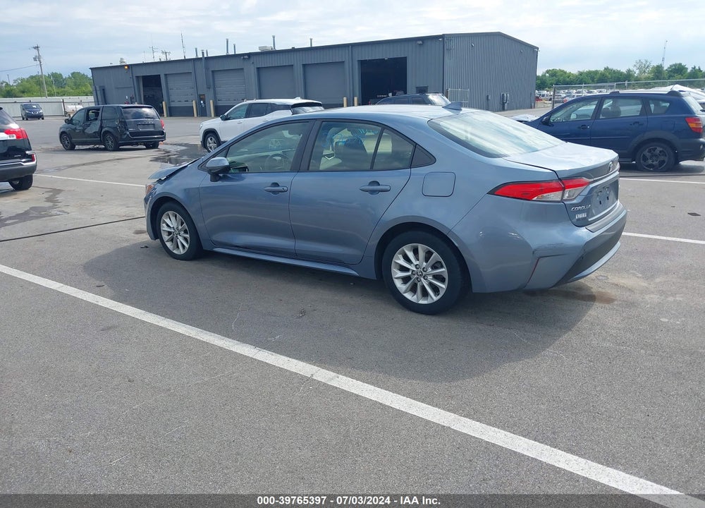 2020 TOYOTA COROLLA LE VIN: JTDHPRAEXLJ102837