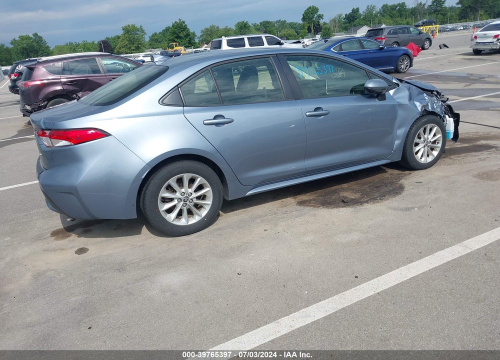 2020 TOYOTA COROLLA LE VIN: JTDHPRAEXLJ102837