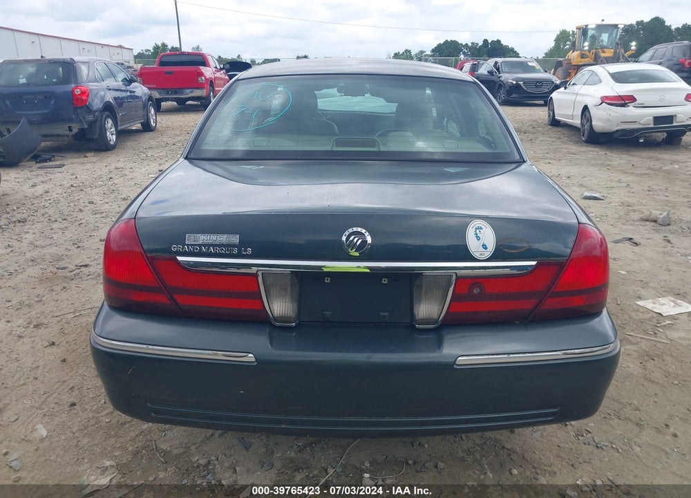 2003 MERCURY GRAND MARQUIS LS VIN: 2MEFM75W33X621337
