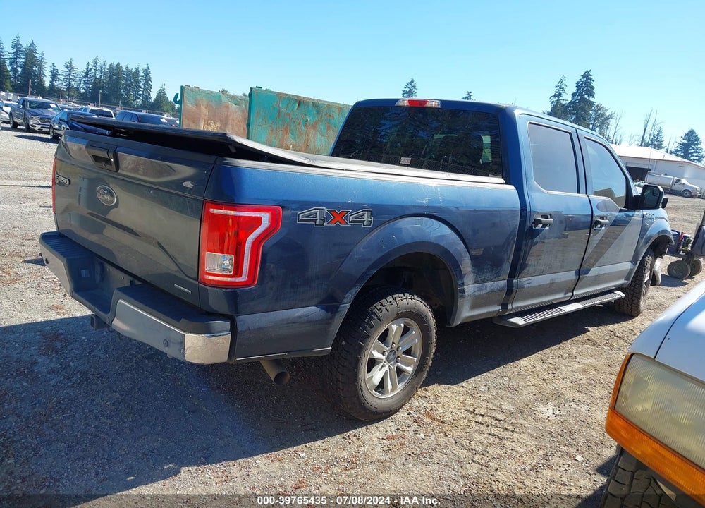 2016 FORD F-150 XLT VIN: 1FTFW1EF6GKD90998