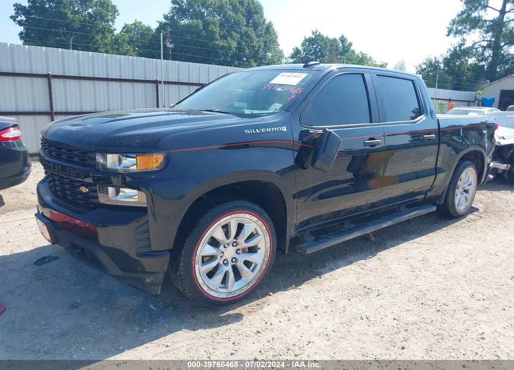 2021 CHEVROLET SILVERADO 1500 2WD SHORT BED CUSTOM VIN: 1GCPWBEH1MZ130054