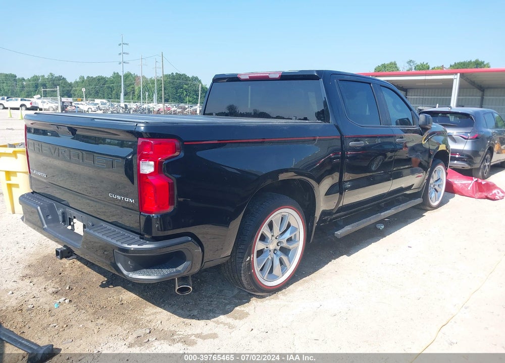 2021 CHEVROLET SILVERADO 1500 2WD SHORT BED CUSTOM VIN: 1GCPWBEH1MZ130054