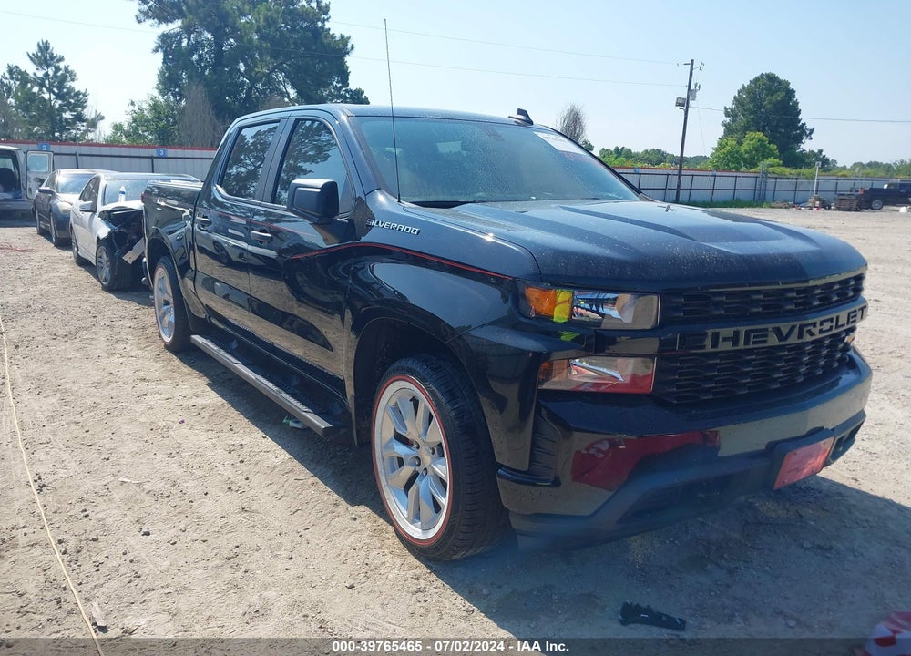 2021 CHEVROLET SILVERADO 1500 2WD SHORT BED CUSTOM VIN: 1GCPWBEH1MZ130054
