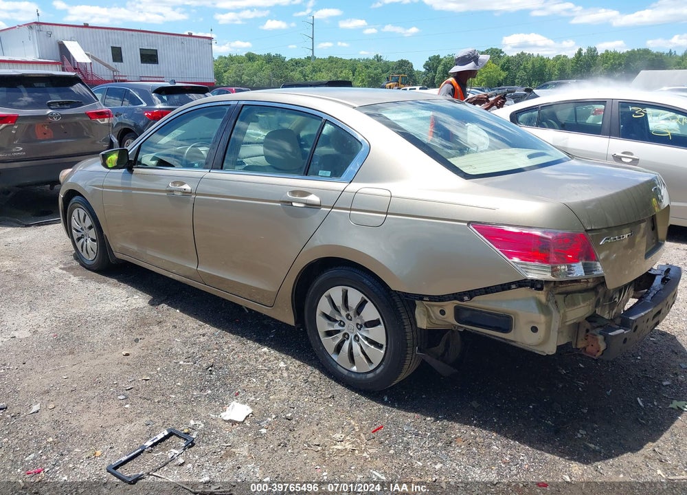 2009 HONDA ACCORD 2.4 LX VIN: 1HGCP26379A066544