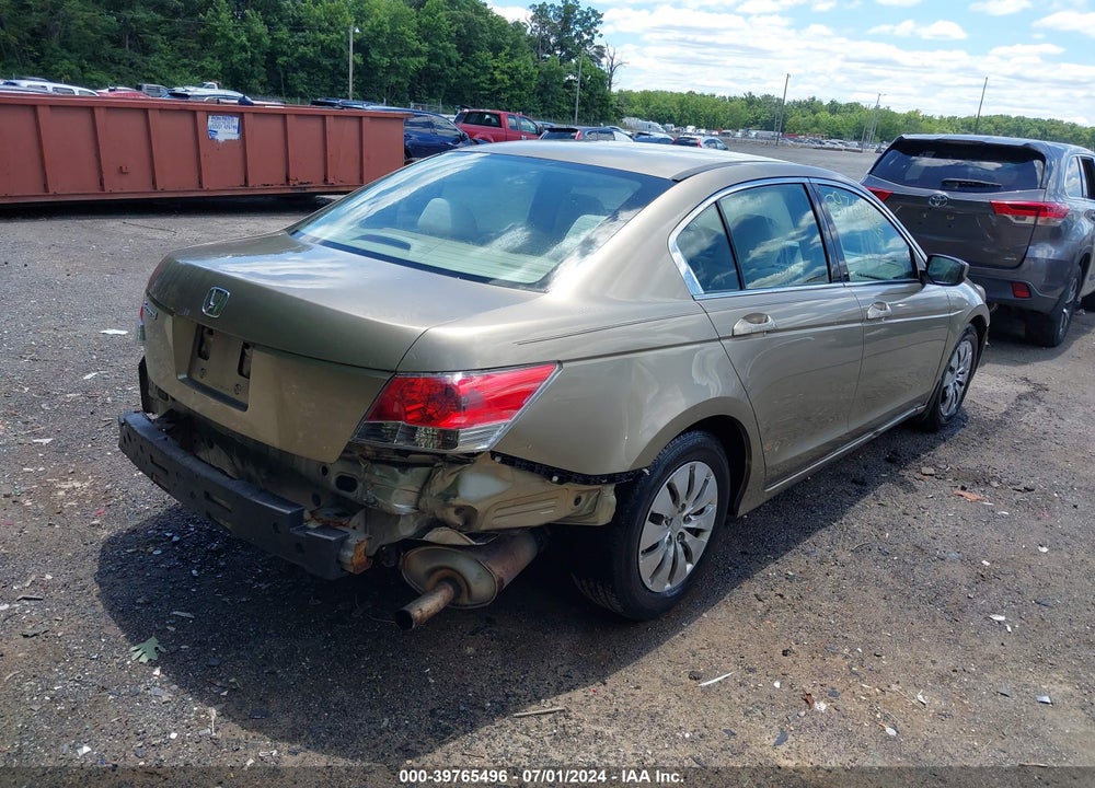 2009 HONDA ACCORD 2.4 LX VIN: 1HGCP26379A066544