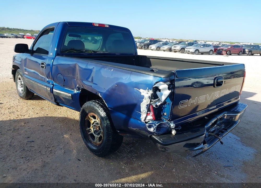 2002 CHEVROLET SILVERADO 1500 VIN: 1GCEC14W62Z183131