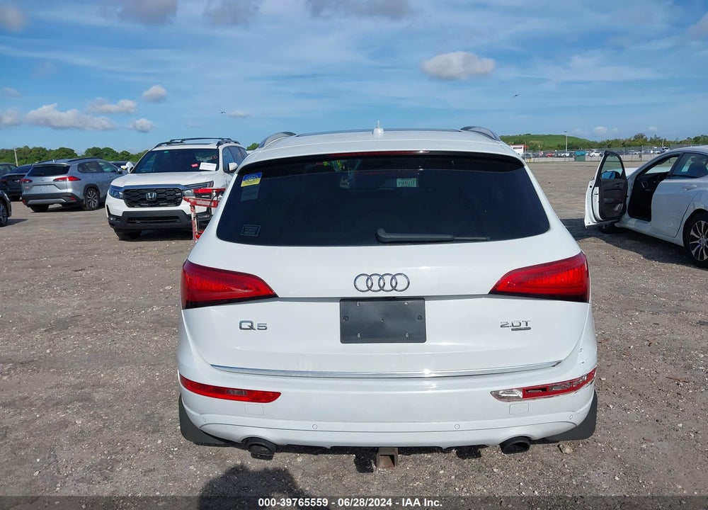 2015 AUDI Q5 2.0T PREMIUM VIN: WA1LFAFP9FA053704