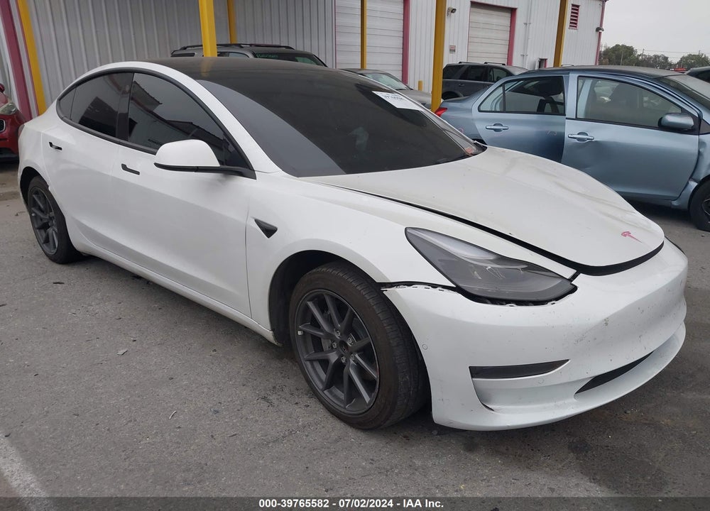 2022 TESLA MODEL 3 REAR-WHEEL DRIVE VIN: 5YJ3E1EA4NF161756