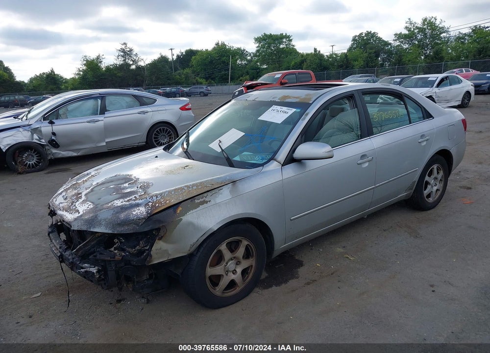 2006 HYUNDAI SONATA VIN: 5NPEU46F86H124056