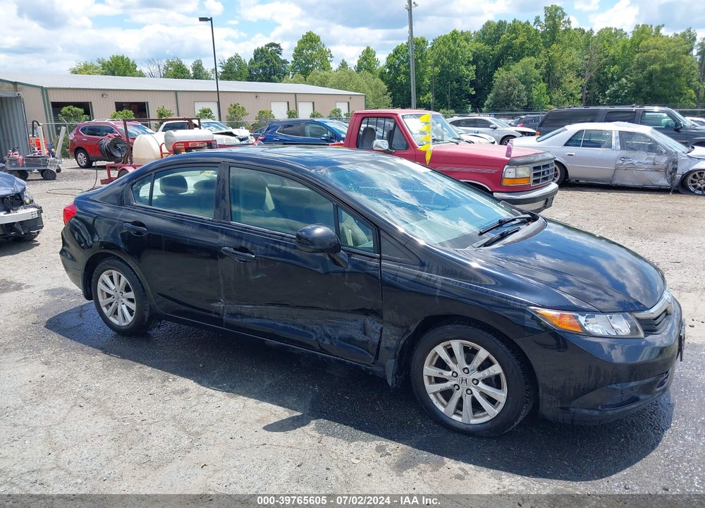 2012 HONDA CIVIC EX VIN: 19XFB2F8XCE057105