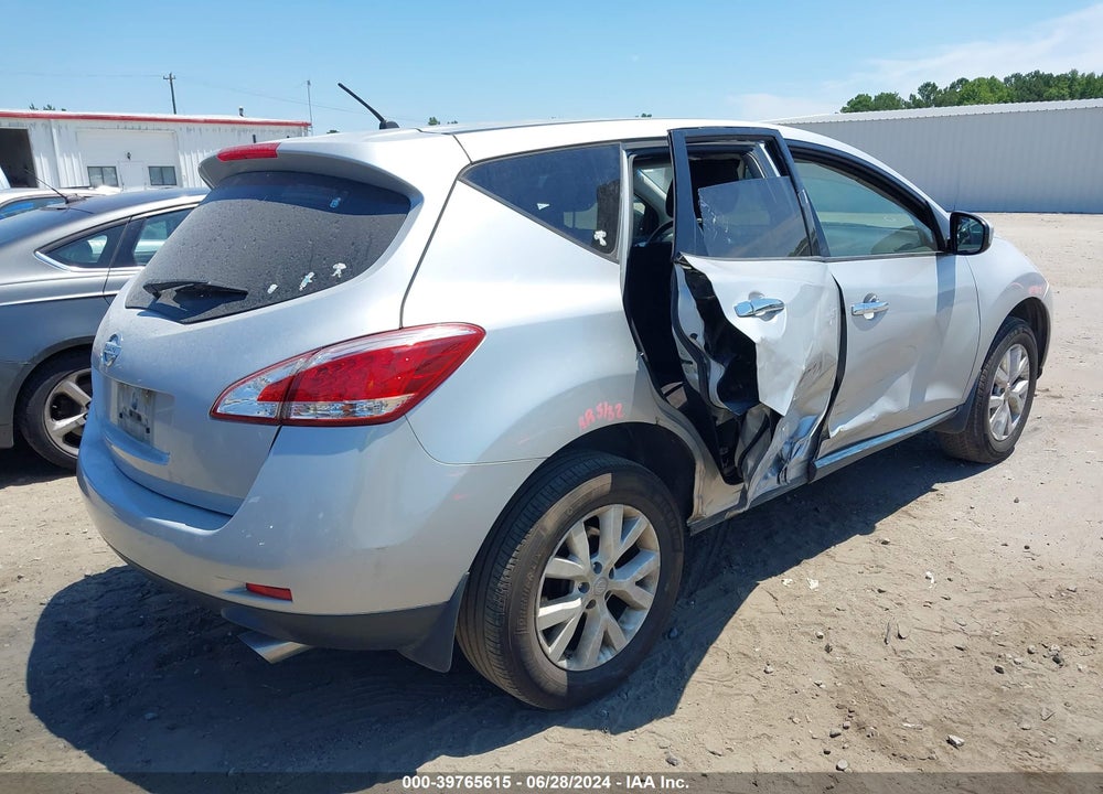 2012 NISSAN MURANO S VIN: JN8AZ1MU8CW108305